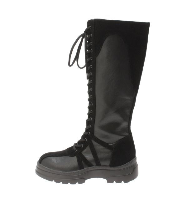 MURUA「フェイクレザーボクシングスニーカーブーツ」|ショートブーツ|