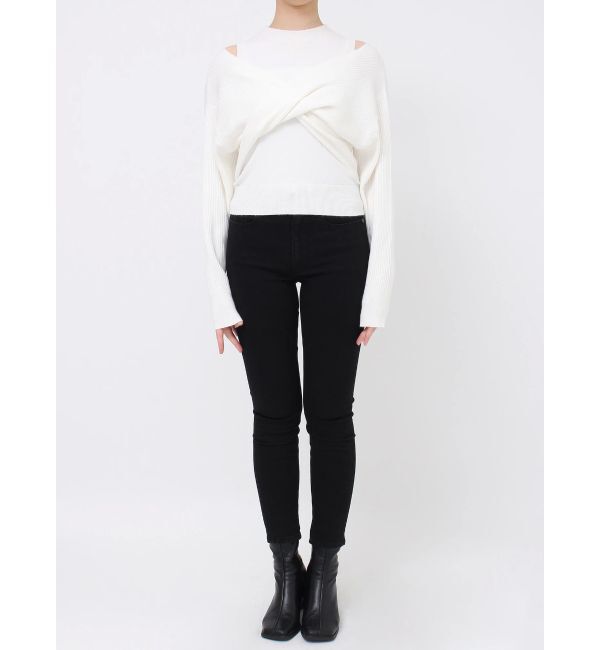 MURUA「ドッキングカシュクールニット」|ニット・セーター|