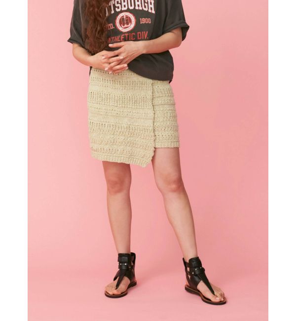 Ungrid「ニットラップミニスカート」|スカート|