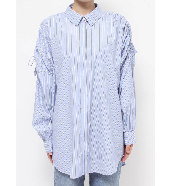 Ungrid「2Wayギャザーデザインシャツ」|シャツ・ブラウス|