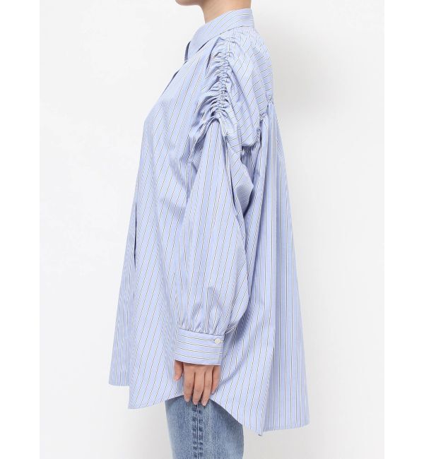 Ungrid「2Wayギャザーデザインシャツ」|シャツ・ブラウス|