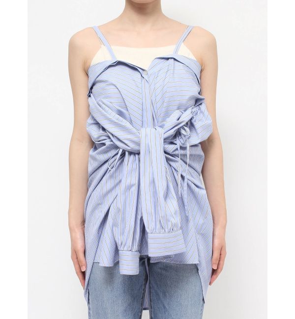 Ungrid「2Wayギャザーデザインシャツ」|シャツ・ブラウス|