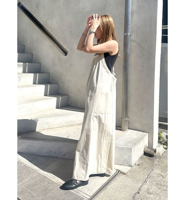 Ungrid「【WEB限定】バッククロスロンパース」|オールインワン|