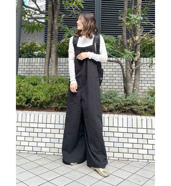 Ungrid「【WEB限定】バッククロスロンパース」|オールインワン|