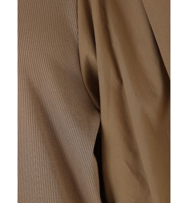 Ungrid「【WEB限定】パフスリーブドッキングブラウス」|シャツ・ブラウス|