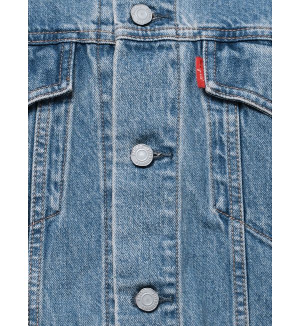 Ungrid「フェイクレザードッキングデニムジャケット」|ブルゾン・スタジャン|