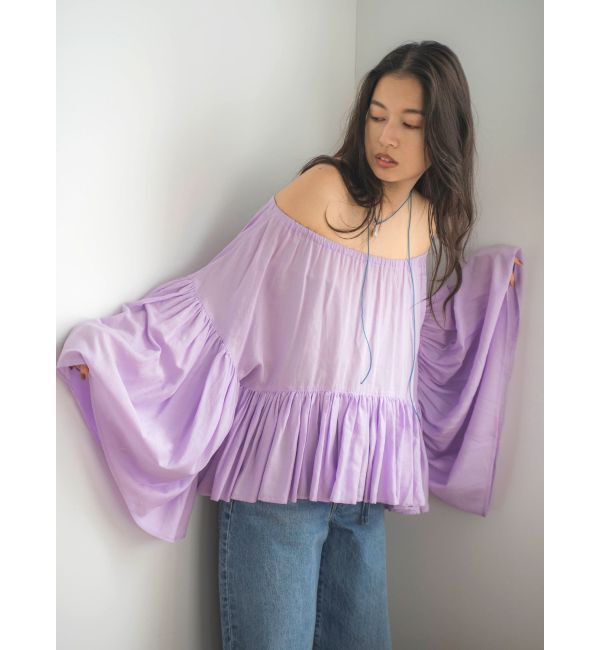 Ungrid「スリーブデザインオフショルブラウス」|シャツ・ブラウス|