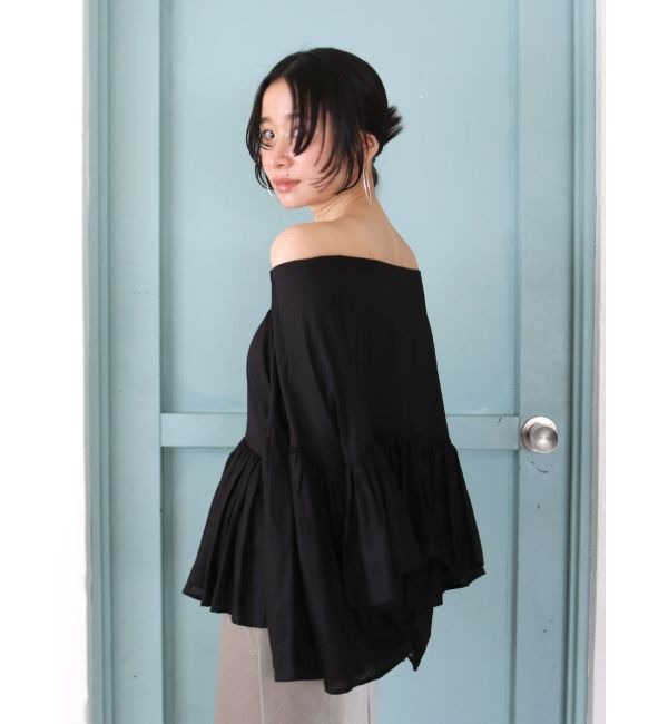 Ungrid「スリーブデザインオフショルブラウス」|シャツ・ブラウス|