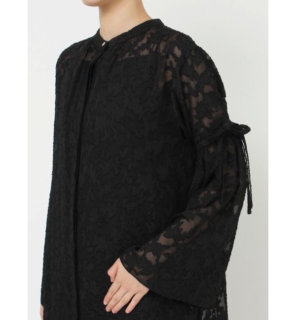 Ungrid「スリーブデザインジャカードワンピース」|ワンピース|