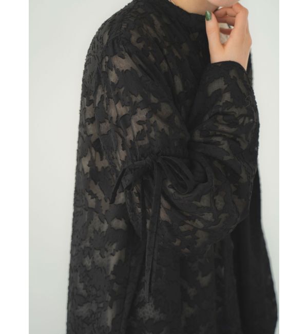 Ungrid「スリーブデザインジャカードワンピース」|ワンピース|