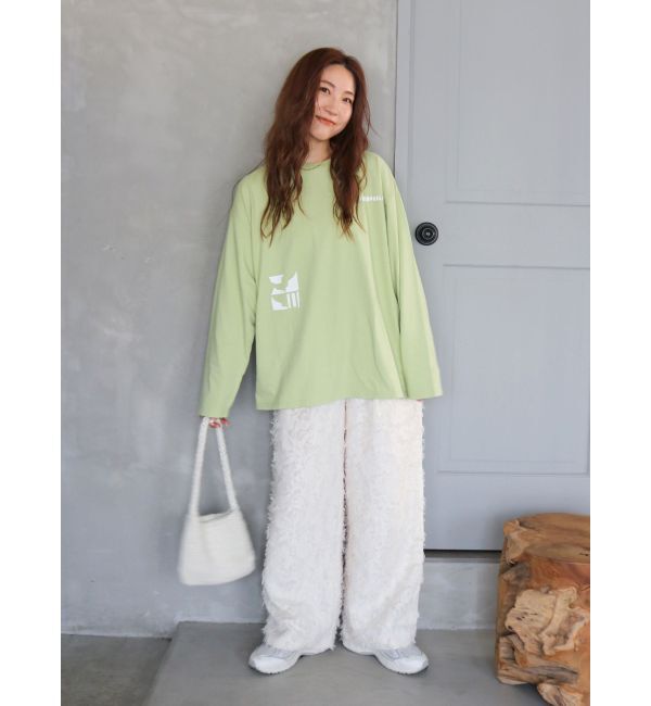 Ungrid「ジャカードワイドラフパンツ」|その他|