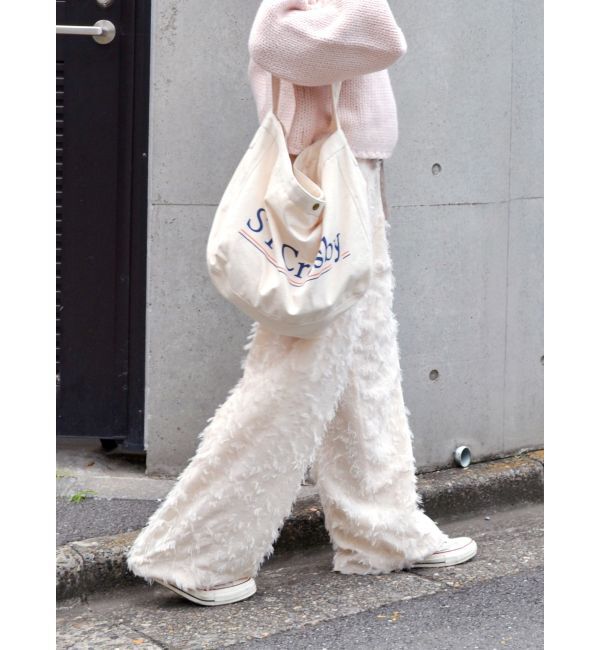 Ungrid「ジャカードワイドラフパンツ」|その他|