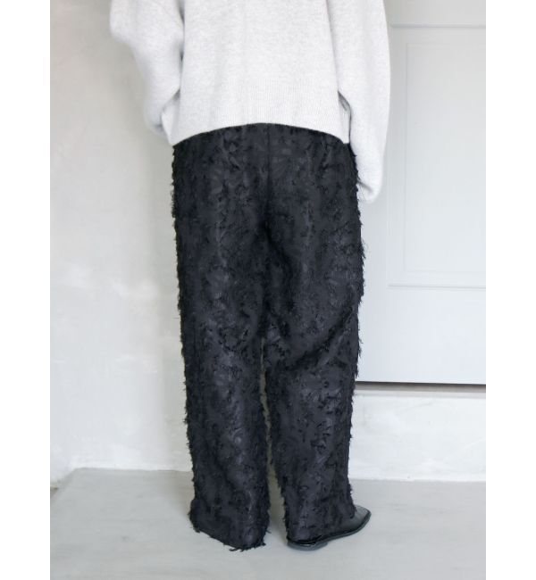 Ungrid「ジャカードワイドラフパンツ」|その他|