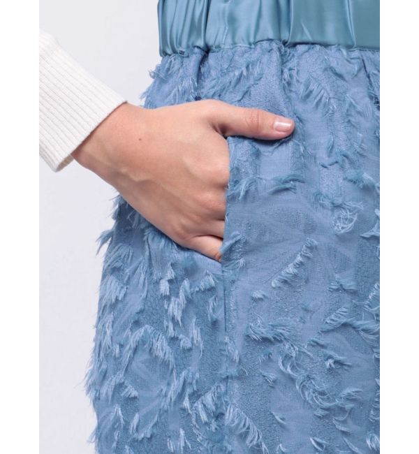 Ungrid「ジャカードワイドラフパンツ」|その他|