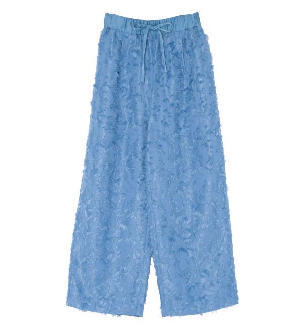 Ungrid「ジャカードワイドラフパンツ」|その他|