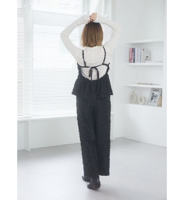 Ungrid「ジャカードワイドラフパンツ」|その他|