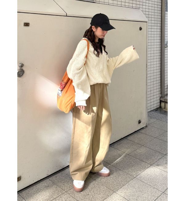 Ungrid「コクーンチノパンツ」|その他|