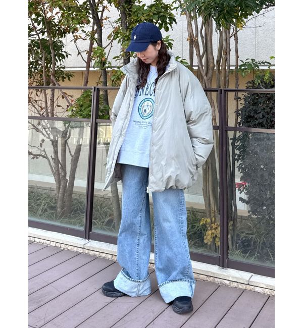 Ungrid「ミドル丈中綿ルーズブルゾン」|ブルゾン・スタジャン|
