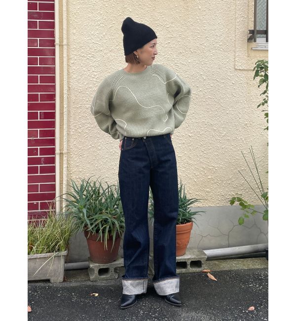 Ungrid「テープデザインルーズニット」|ニット・セーター|