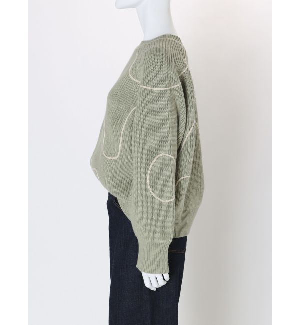 Ungrid「テープデザインルーズニット」|ニット・セーター|