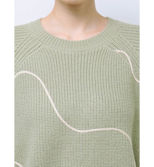Ungrid「テープデザインルーズニット」|ニット・セーター|