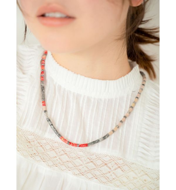 Ungrid「カラービーズネックレス」|ネックレス|