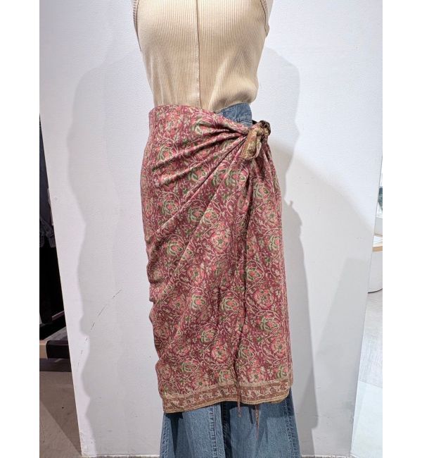 Ungrid「サラサ柄ラップスカート」|スカート|
