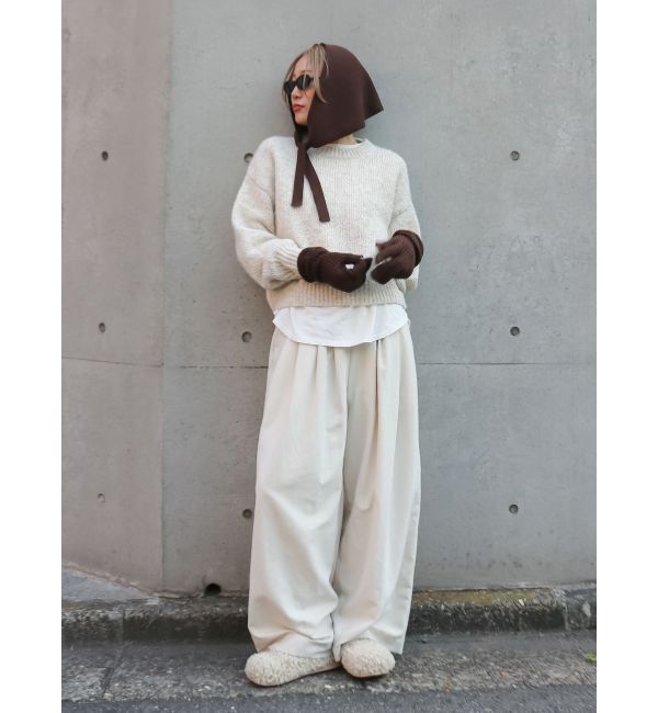 Ungrid「ニットスカーフミトンセット」|手袋|