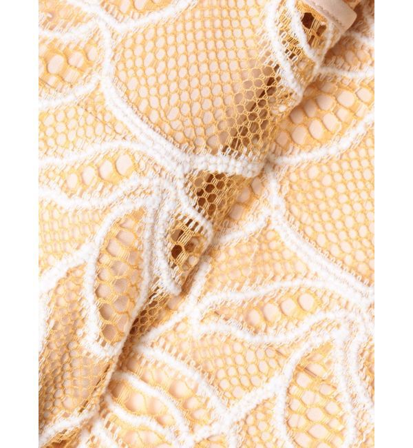 LAGUNAMOON「LADYパイピングビスチェレースワンピース」|ドレス|