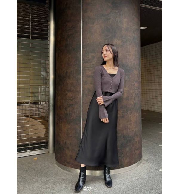 LAGUNAMOON「カーデセットキャミワンピース」|ワンピース|