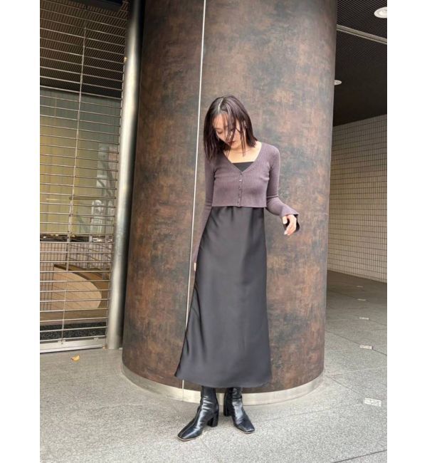 LAGUNAMOON「カーデセットキャミワンピース」|ワンピース|