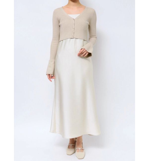 LAGUNAMOON「カーデセットキャミワンピース」|ワンピース|