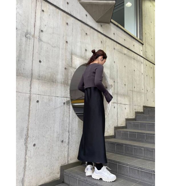 LAGUNAMOON「カーデセットキャミワンピース」|ワンピース|