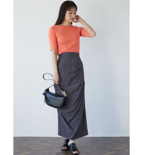 LAGUNAMOON「タックドレープタイトスカート」|スカート|