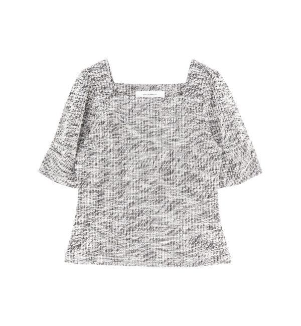 LAGUNAMOON「ツイードカットトップス」|Tシャツ・カットソー|