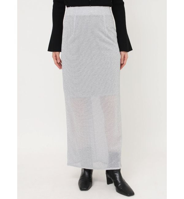 LAGUNAMOON「ラメカットソーナロースカート」|スカート|