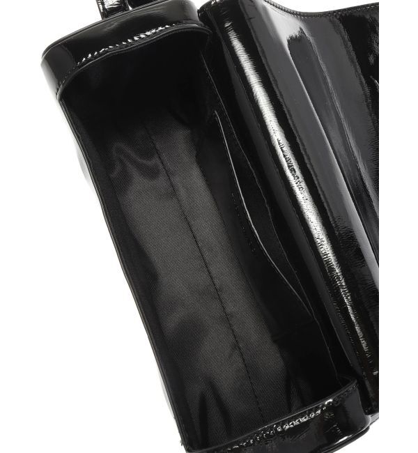 LAGUNAMOON「エナメルスクエアミニバッグ」|ハンドバッグ|