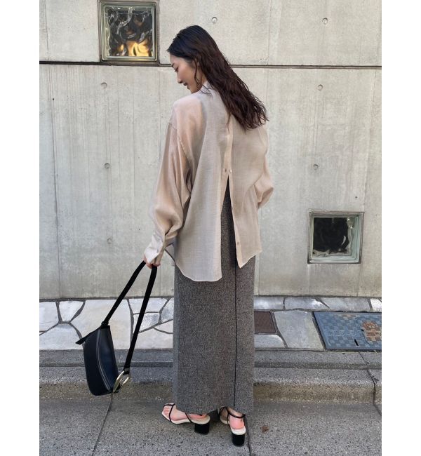 LAGUNAMOON「カットアウトニットワンピース」|ワンピース|