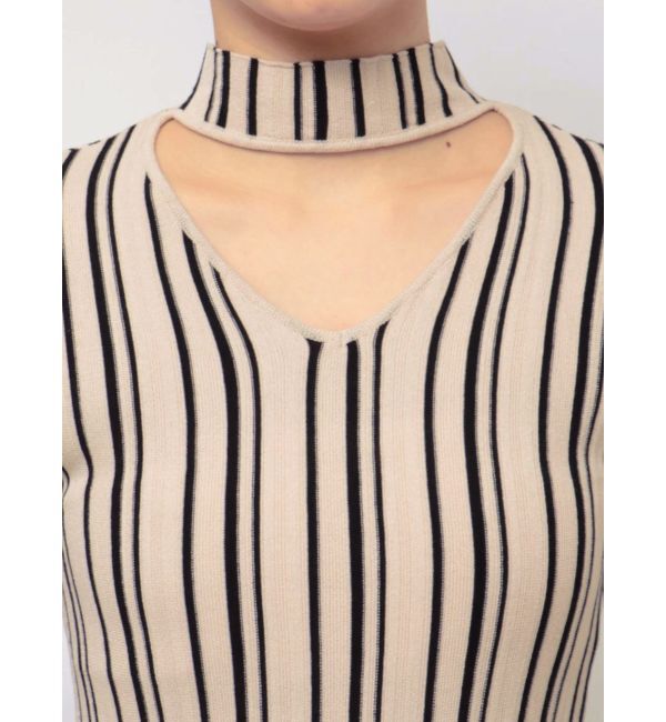 LAGUNAMOON「カットオフハイネックプルオーバー」|ニット・セーター|