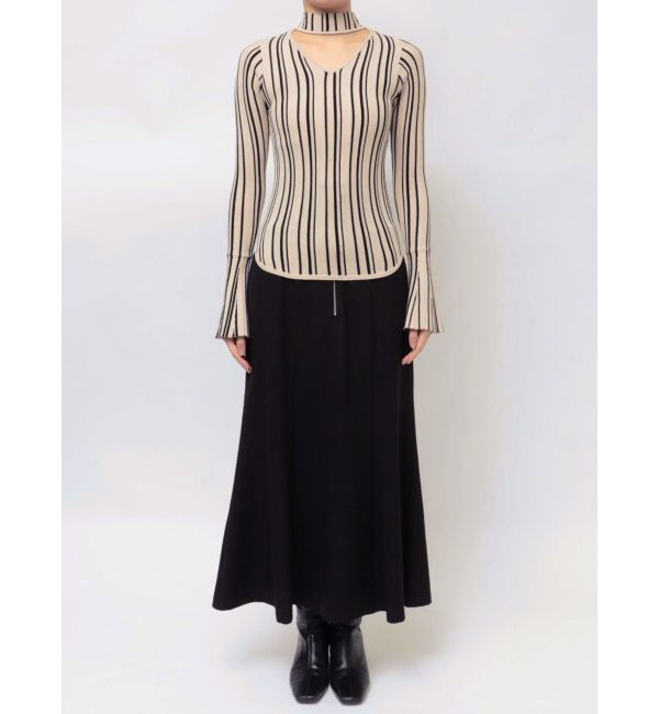 LAGUNAMOON「カットオフハイネックプルオーバー」|ニット・セーター|