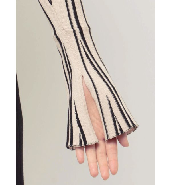 LAGUNAMOON「カットオフハイネックプルオーバー」|ニット・セーター|