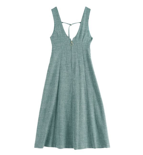 LAGUNAMOON「メランジジャンパースカート」|ジャンパースカート|グリーン