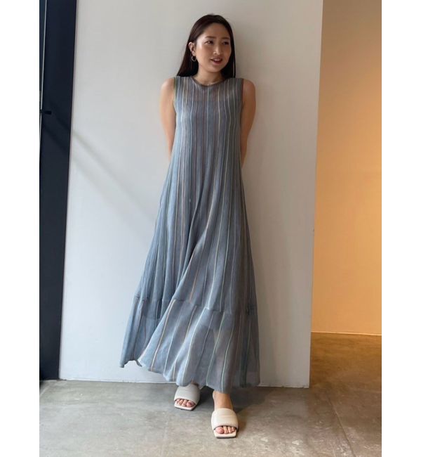 LAGUNAMOON「【WEB限定】ラメレインボーニットワンピース」|ワンピース|