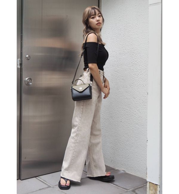 EVRIS「ボトルネックデザインオフショルトップス」|Tシャツ・カットソー|