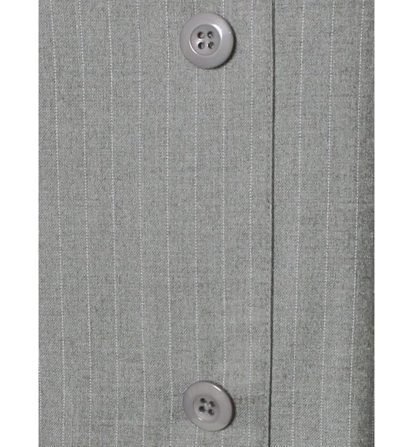 EVRIS「ストライプジャケットミニジャンスカ」|ワンピース|