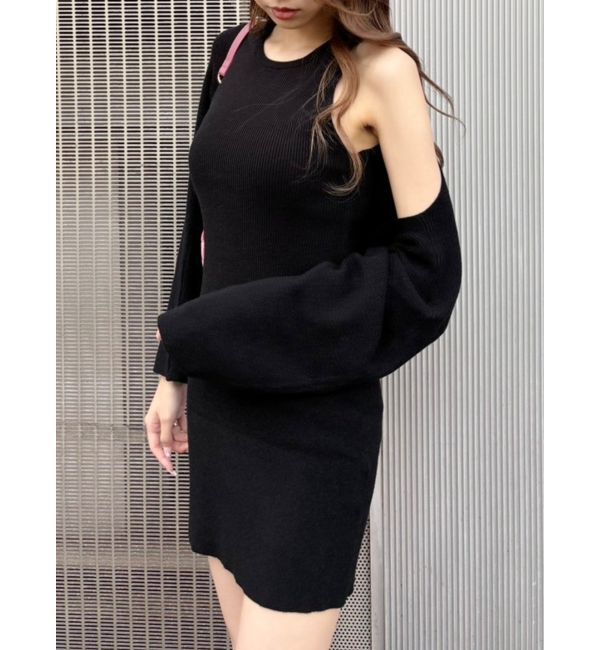 EVRIS「ボレロセットニットワンピース」|ワンピース|