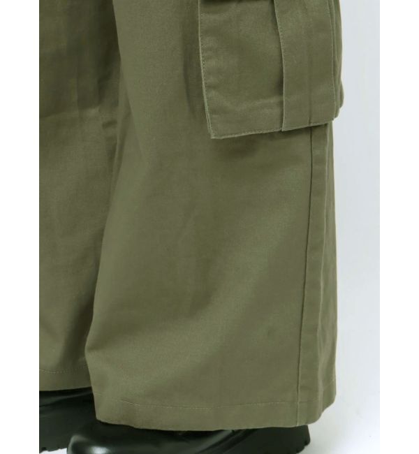 EVRIS「ローウエストカーゴポケットボリュームワイドパンツ」|その他|