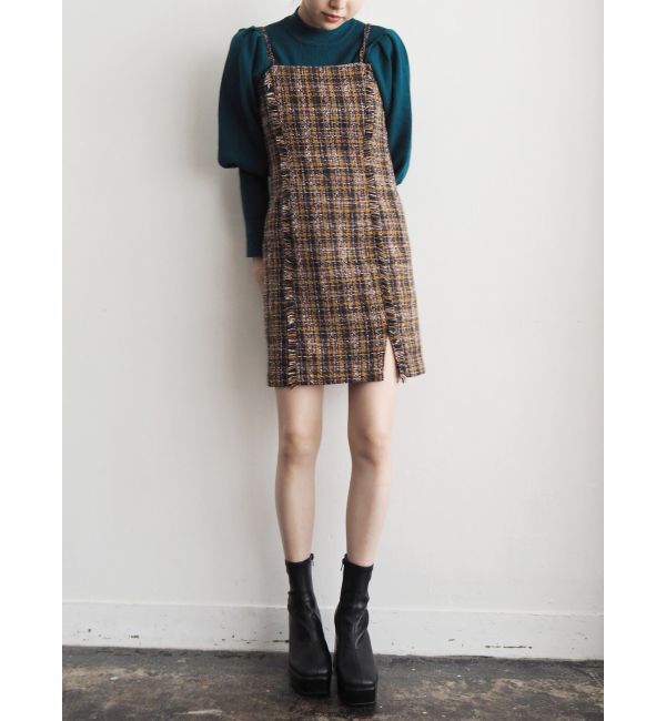 EVRIS「ツイードフリンジジャンスカ」|ワンピース|