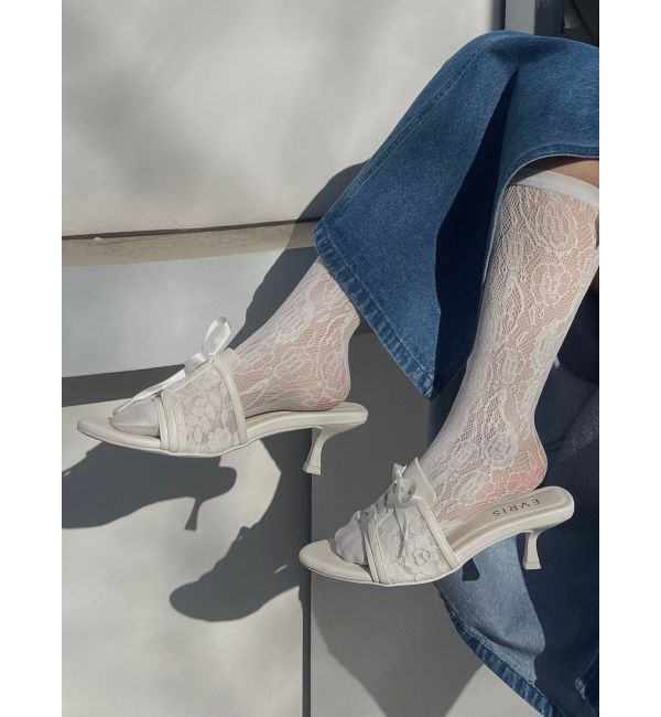 EVRIS「レースアップヒールサンダル」|サンダル|