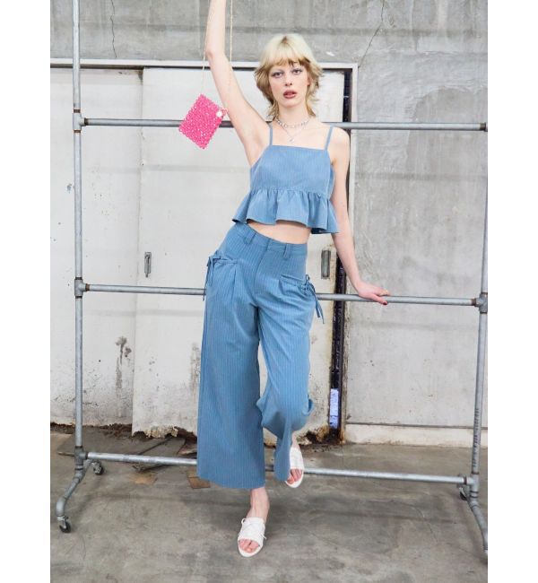 EVRIS「レースアップヒールサンダル」|サンダル|